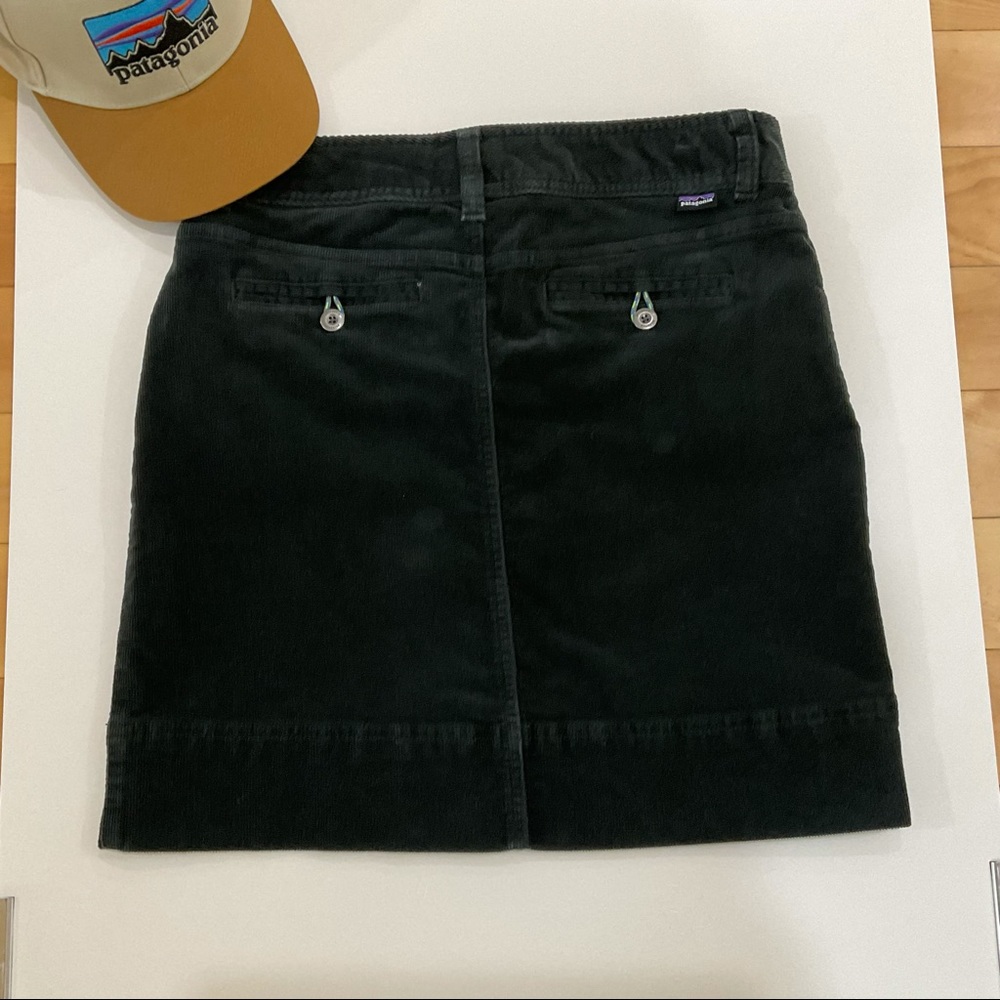 Patagonia Corduroy Organic Cotton Green Skirt 2 - Picture 2 of 11